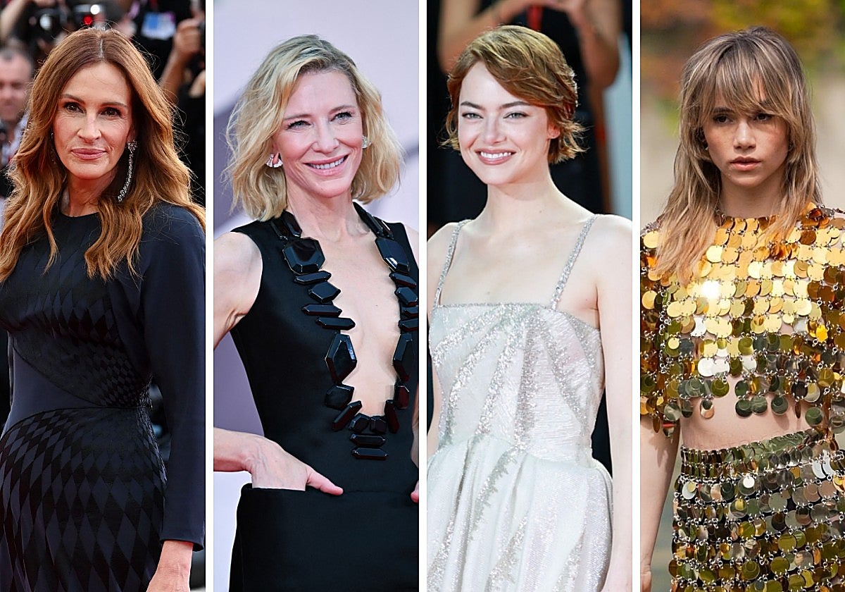 Julia Roberts, Cate Blanchett, Emma Stone y Suki Waterhouse.