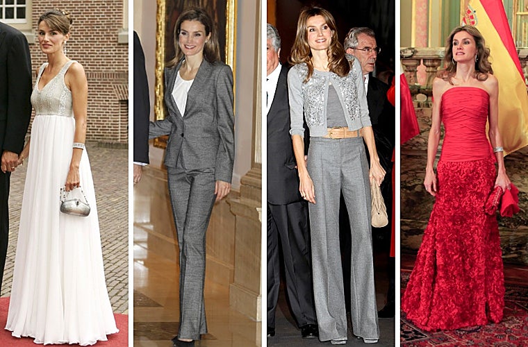 Algunos de los looks de la Reina Letizia como Princesa de Asturias