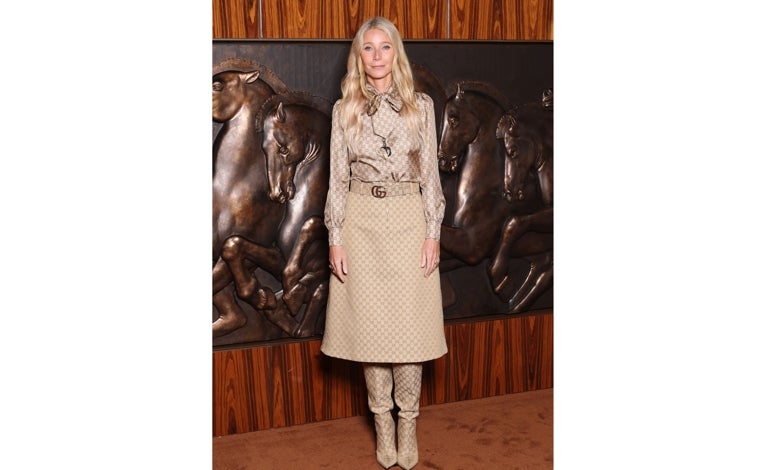 Imagem principal - Gyneth Paltrow, Anna Wintour e Lila Moss na estreia do curta-metragem