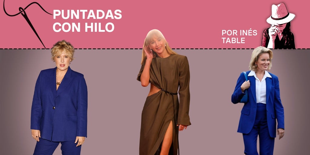 LOS ABURRIDOS TRAJES DE CHAQUETA DE LA REINA MATILDE DE BÉLGICA Y TANIA LLASERA FRENTE AL VESTIDO MARRÓN DE JENNIFER LAWRENCE