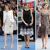Todos los vestidos de la Reina Letizia en los Premios Princesa de Asturias