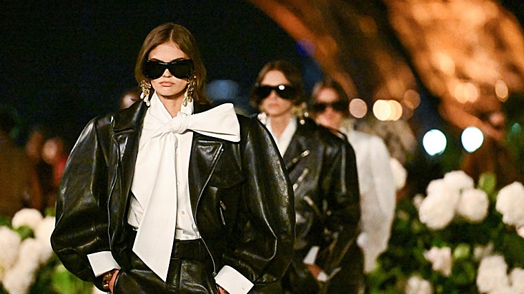 Desfile de Saint Laurent durante la última Semana de la moda de París celebrada en septiembre