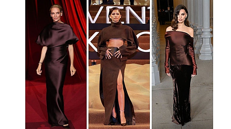 Uma Thurman, Zendaya y Emily Ratajkowski