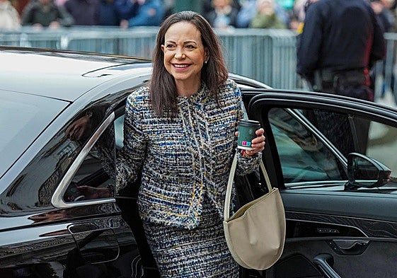  el vestuario de la Nobel de la Paz María Corina Machado en Oslo