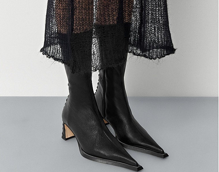 Shelley boots from Miista, made in Spain.