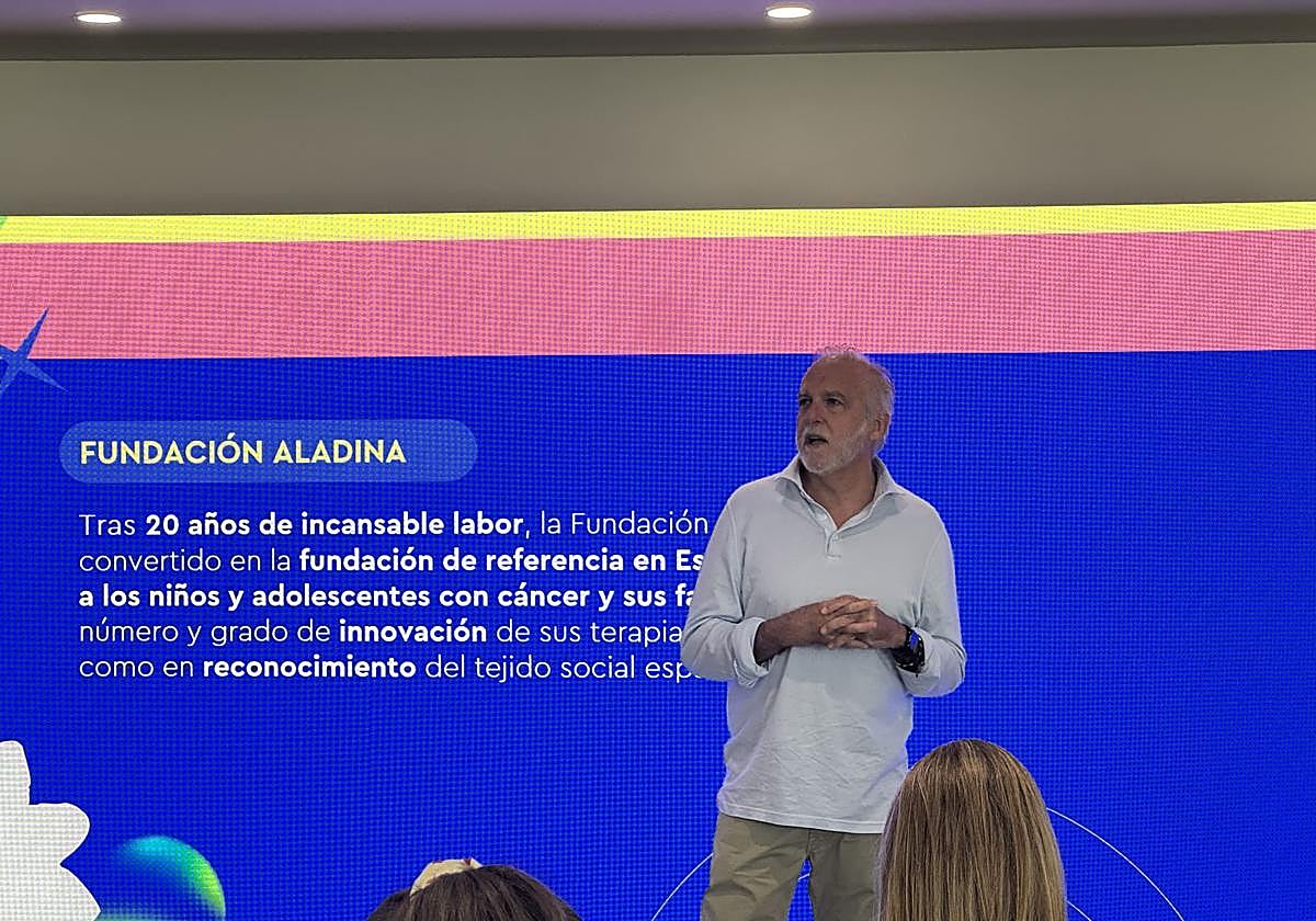 El fundador y presidente de la Fundación Aladina, Paco Arango.