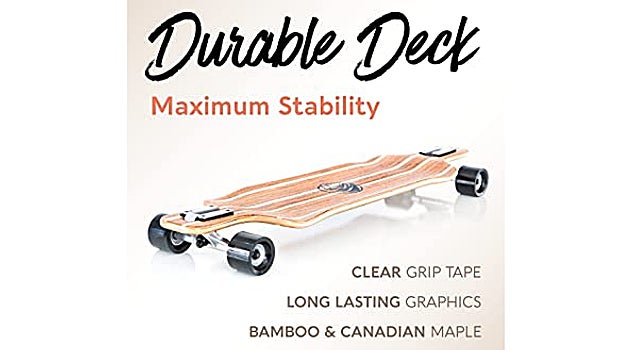 Monopatín de bambú