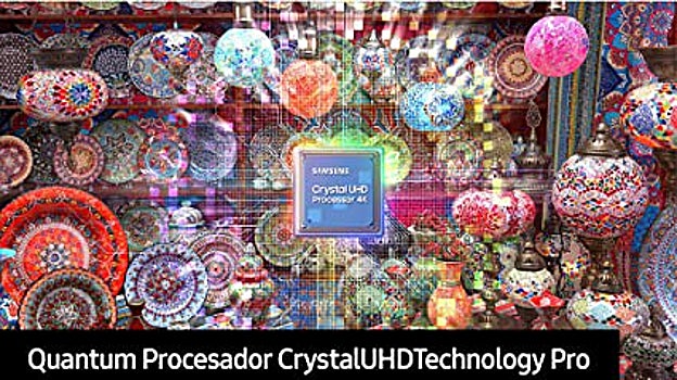 Televisor con imagen 4K UHD