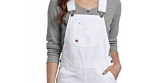 Peto overall color blanco