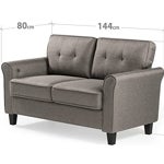 Imagen - Sofá Zinus Sayan Loveseat