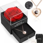 Imagen - Rosa eterna con collar