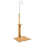 Imagen - Ducha de jardín de madera vidaXL