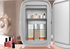 Mantén tus cremas y sérums a la temperatura ideal con esta mini nevera de cosméticos súper viral