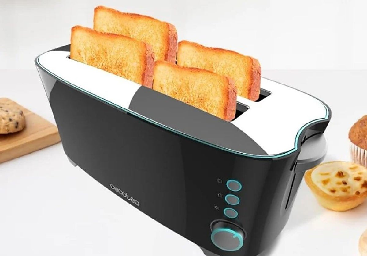 La tostadora Cecotec oast&Taste Extra Double N es perfecta para los desayunos