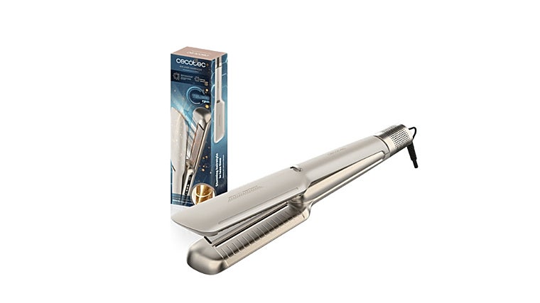 Esta plancha de aire de Cecotec cuida tu cabello, reduce el frizz y consigue resultados profesionales