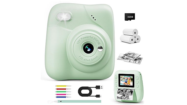 Regalo infantil que nunca falla: cámara instantánea CAMCLID con 29% de descuento