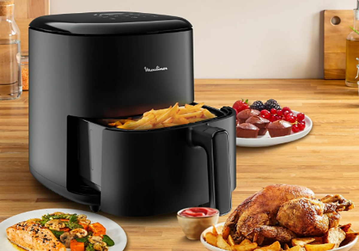 Freidora aire Moulinex con descuento en Amazon