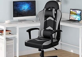 Confort y estilo gamer: la silla ergonómica con cojines lumbar y cervical que necesitas