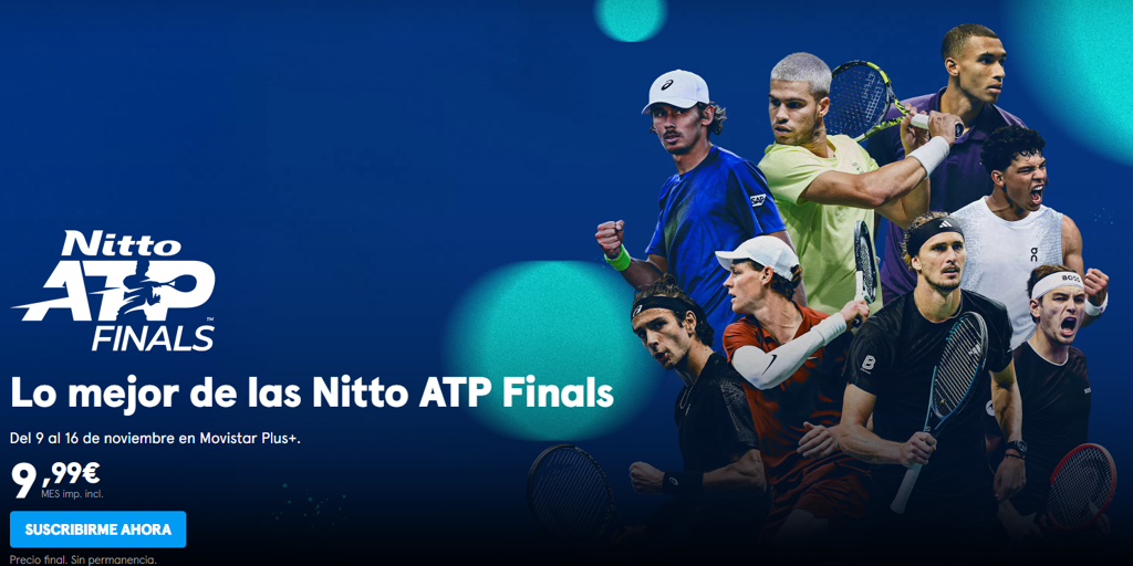 Lo mejor del tenis en Movistar Plus+: Nitto ATP Finals y Davis Cup Finals 2025R