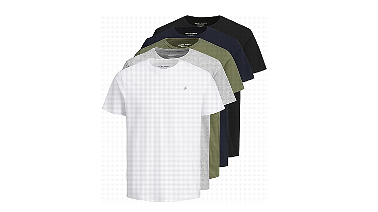 El básico de siempre, pero en pack de cinco: Jack &amp; Jones baja fuerte en el Black Friday anticipado