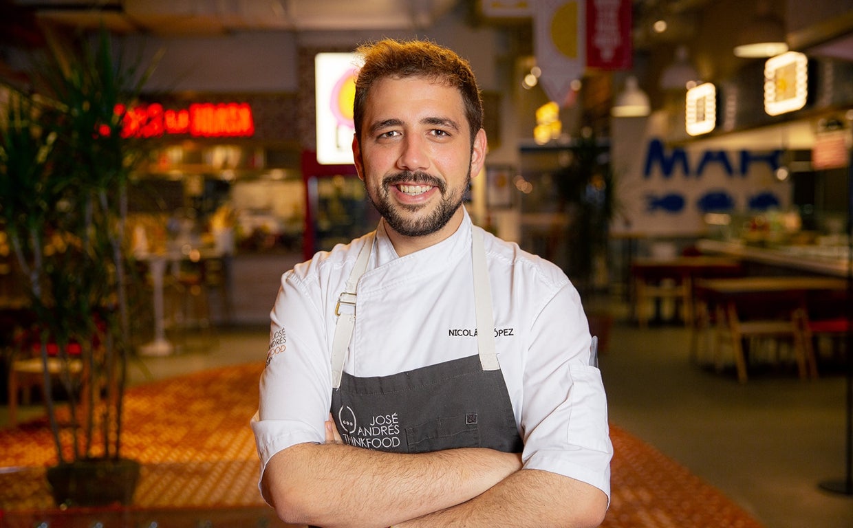 Nico López, director culinario de Mercado Little Spain, en Nueva York