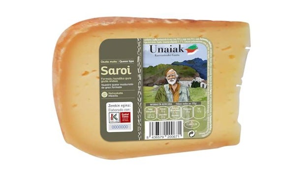 Queso Saroi Unaiak, de Lácteos de Karrantza