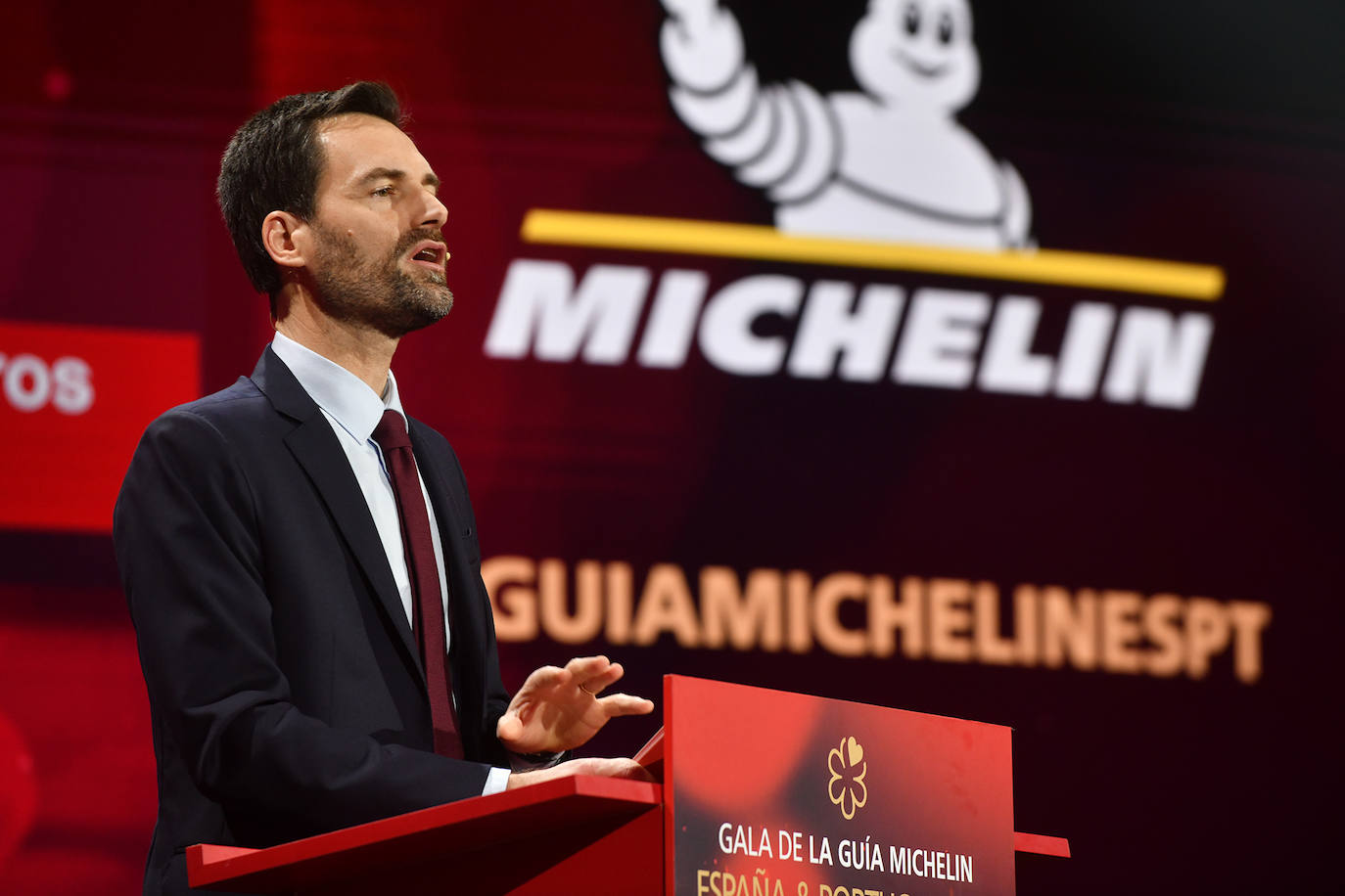 Dwendall Purenek, director internacional de las Guias Michelin, ha sido el encargado de anunciar la tercera estrella de Atrio y Cocina Hermanos Torres