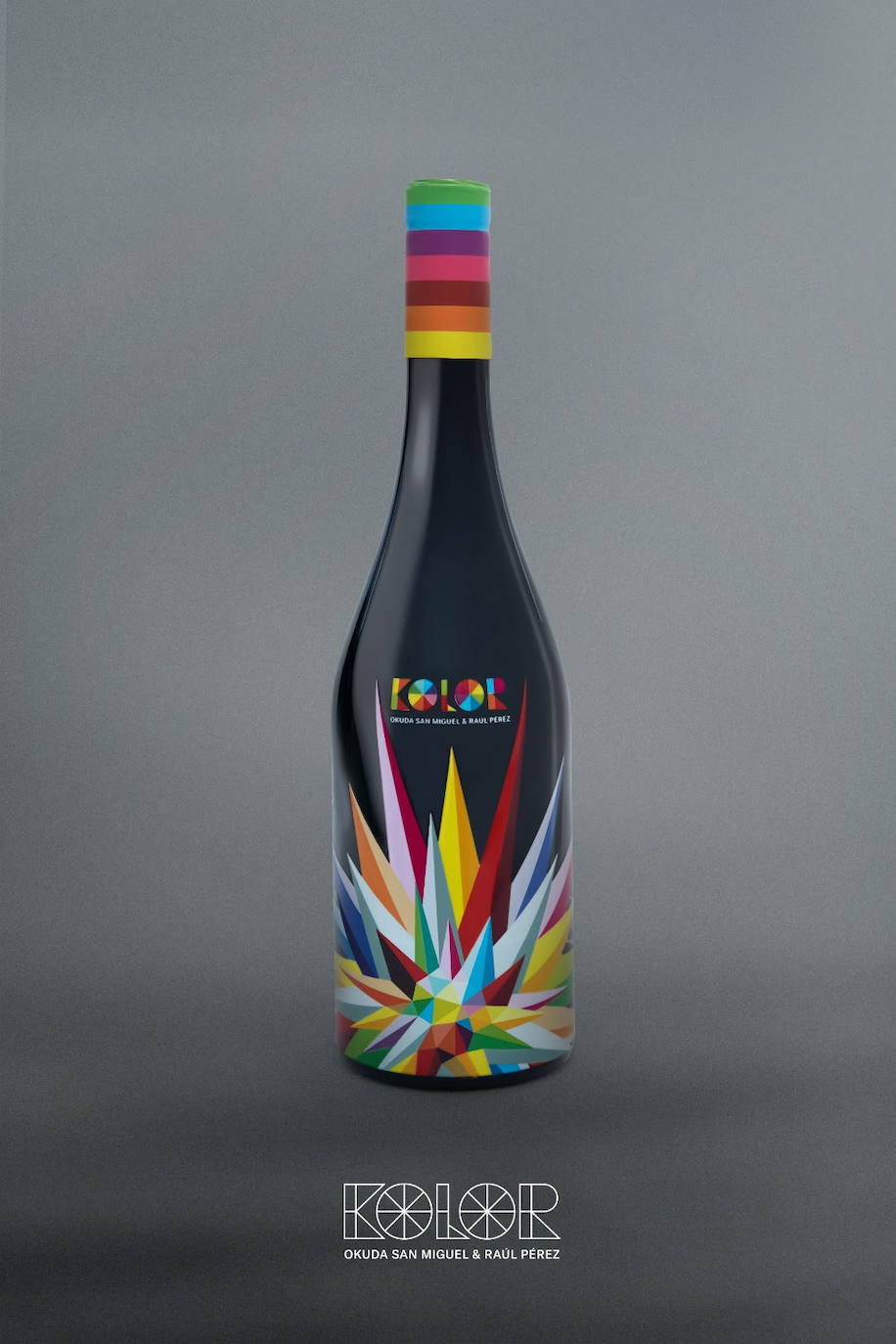 Fruto de la colaboración entre Raúl Pérez y el artista contemporáneo Okuda San Miguel, Kolor une el amor por el vino y por el arte con un objetivo común: emocionar. De carácter floral, con apuntes de violetas y notas minerales y una boca redonda, la propuesta ha sido ideada para ser disfrutada con los cinco sentidos y ronda los 39 euros por unidad.