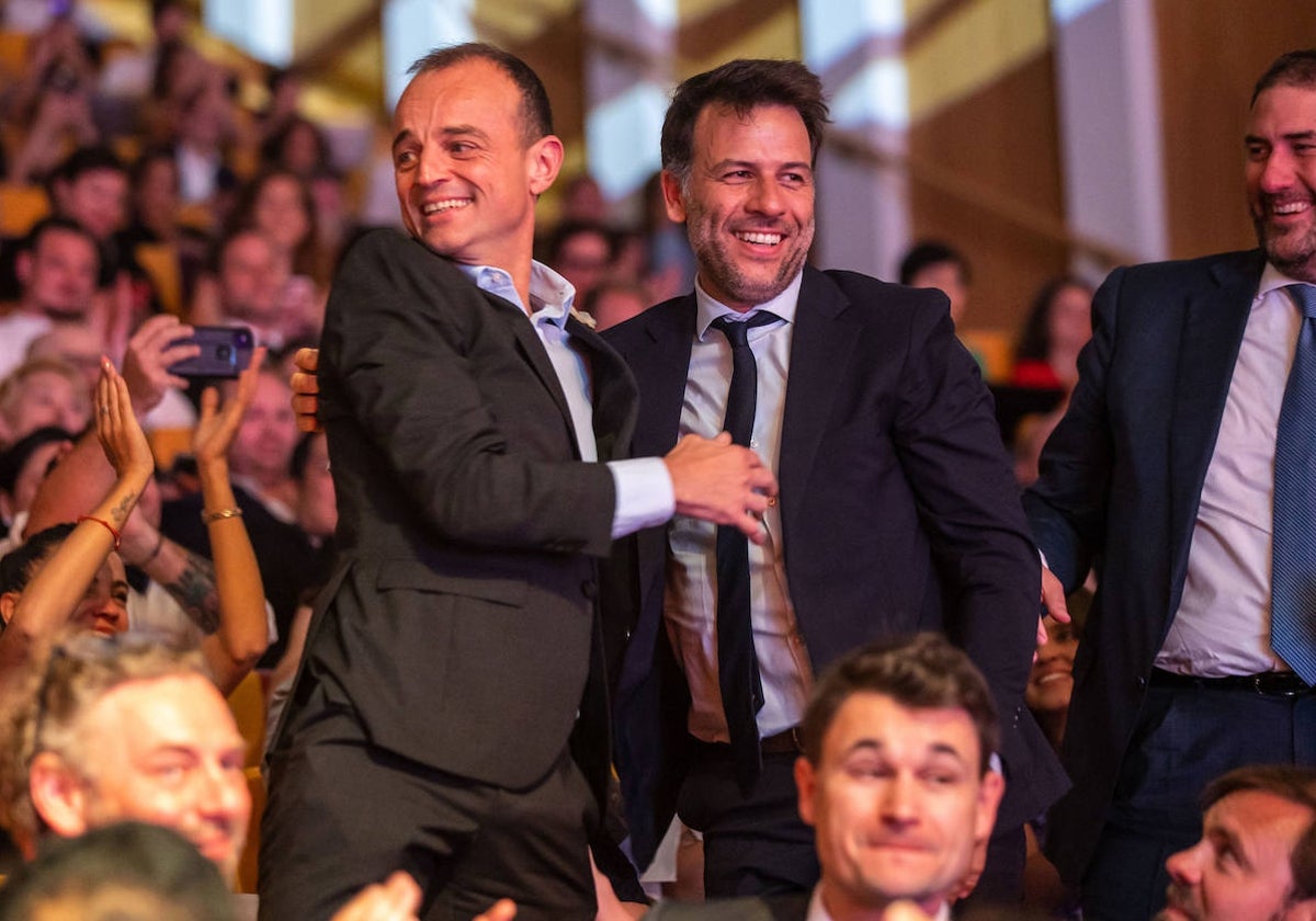 Miguel Ángel Millán durante la gala de The World's 50 Best Restaurants celebrada en Valencia