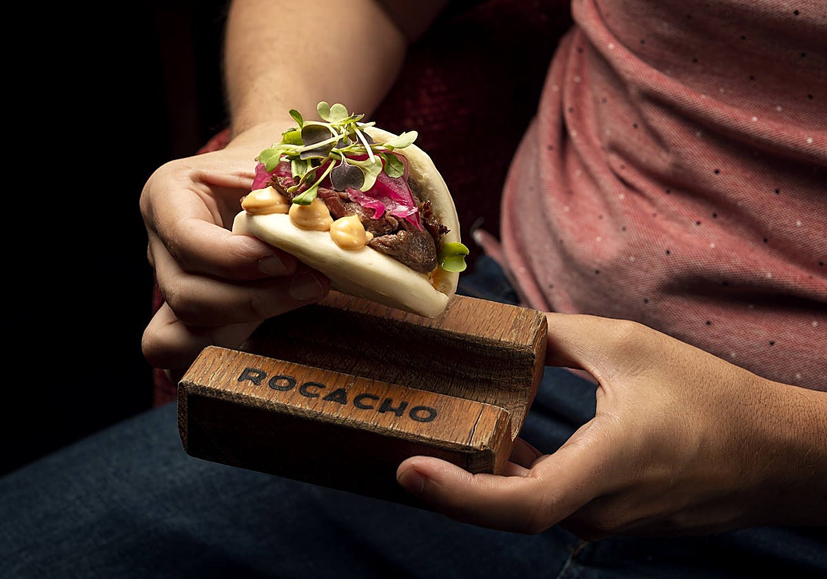 'Bao' de picaña de Rocacho Plaza