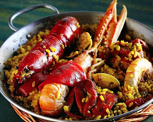 Arroz con bogavante en Casa Consuelo.