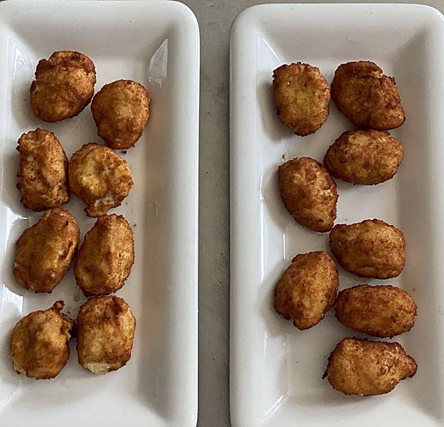 Croquetas en La Cueva.