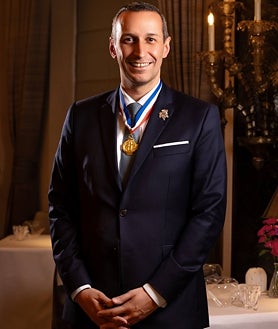 Imagen secundaria 2 - La Cave es la bodega del Crillon, y de L'Ecrin, y también sirve como sede de cenas privadas. El chef Boris Campanella y el sumiller Xavier Thuizat.