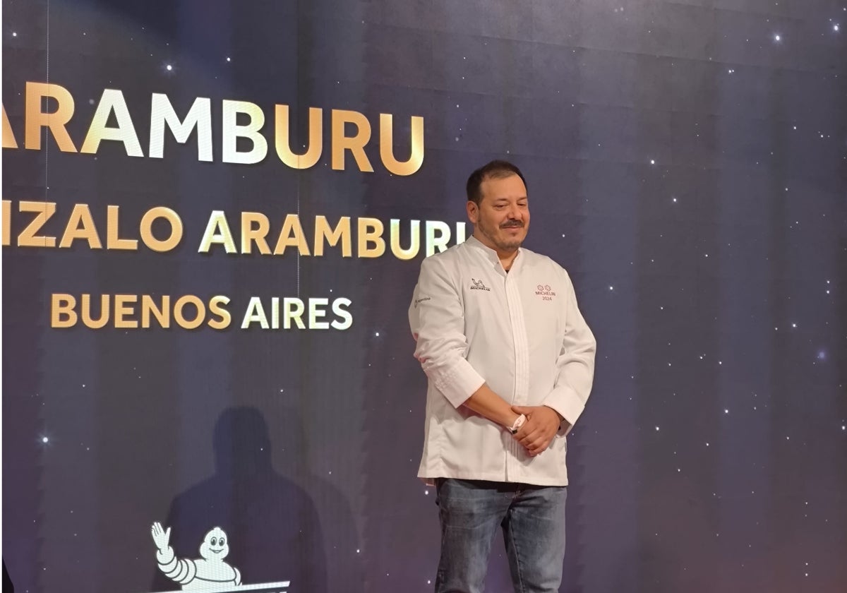 El chef Gonzalo Aramburu, nuevo dos estrellas en Argentina