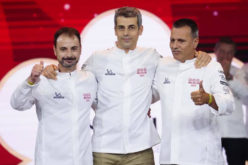 Tres estrellas Michelin para Disfrutar, de Oriol Castro, Eduard Xatruch y Mateu Casañas, de Barcelona