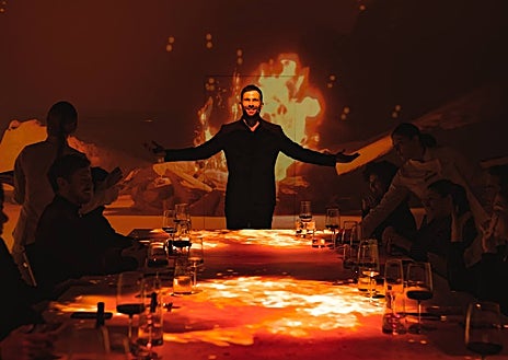 Imagen secundaria 1 - Tres momentos de la colorida experiencia gastronómica de Sinestesia.