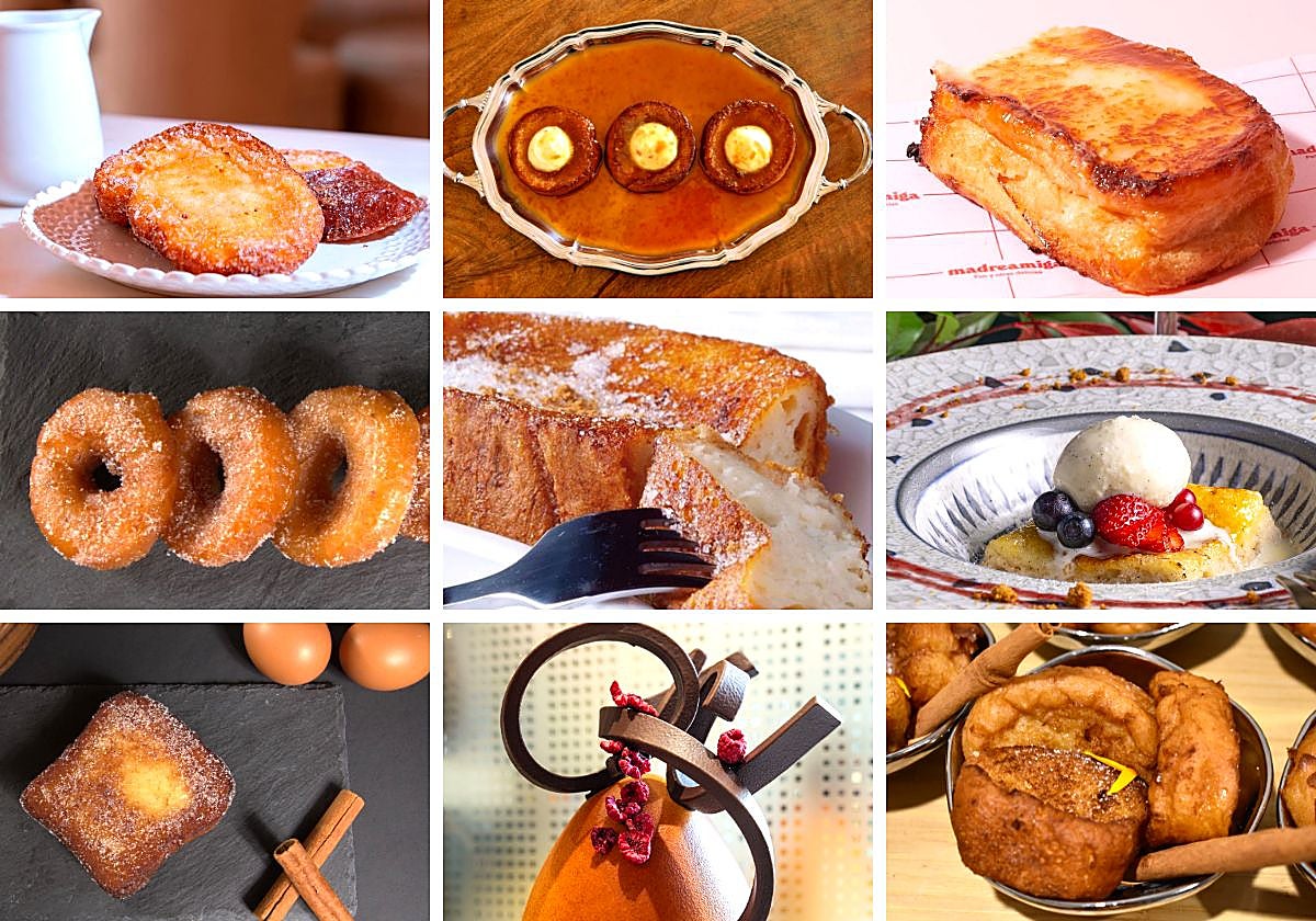 Las torrijas cuentan cada vez con más versiones que actualizan este dulce de Semana Santa