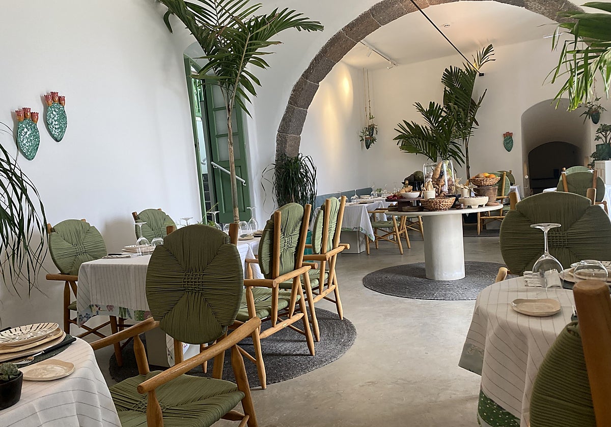 Sala del restaurante del hotel César Lanzarote