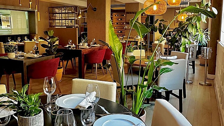 Sala del restaurante Allégorie de Madrid