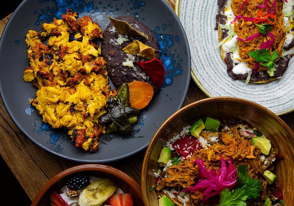 Algunos de los platos del mexicano Iztac