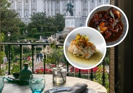 Así es el restaurante con vistas al Palacio Real de Madrid en el que cenaron los Reyes: qué se come y cuánto cuesta