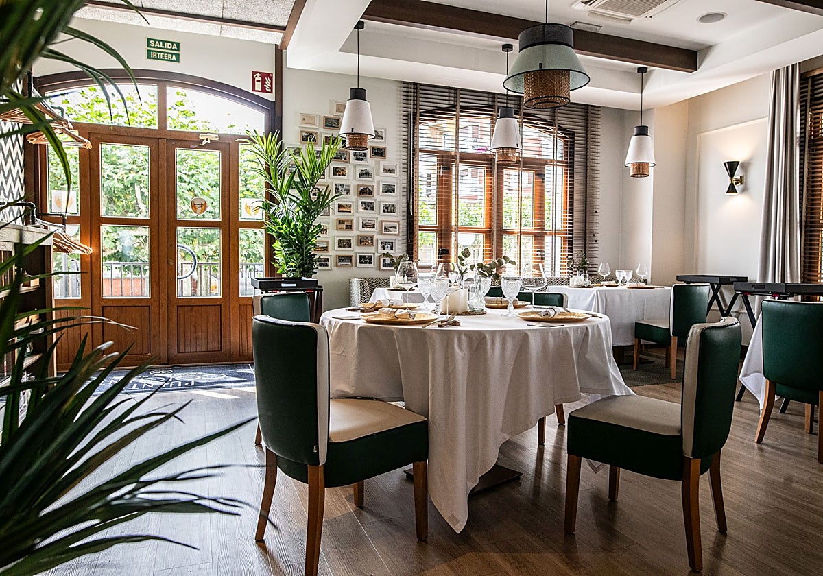 Sala de El Paladar en el hotel Puente Colgante de Portugalete