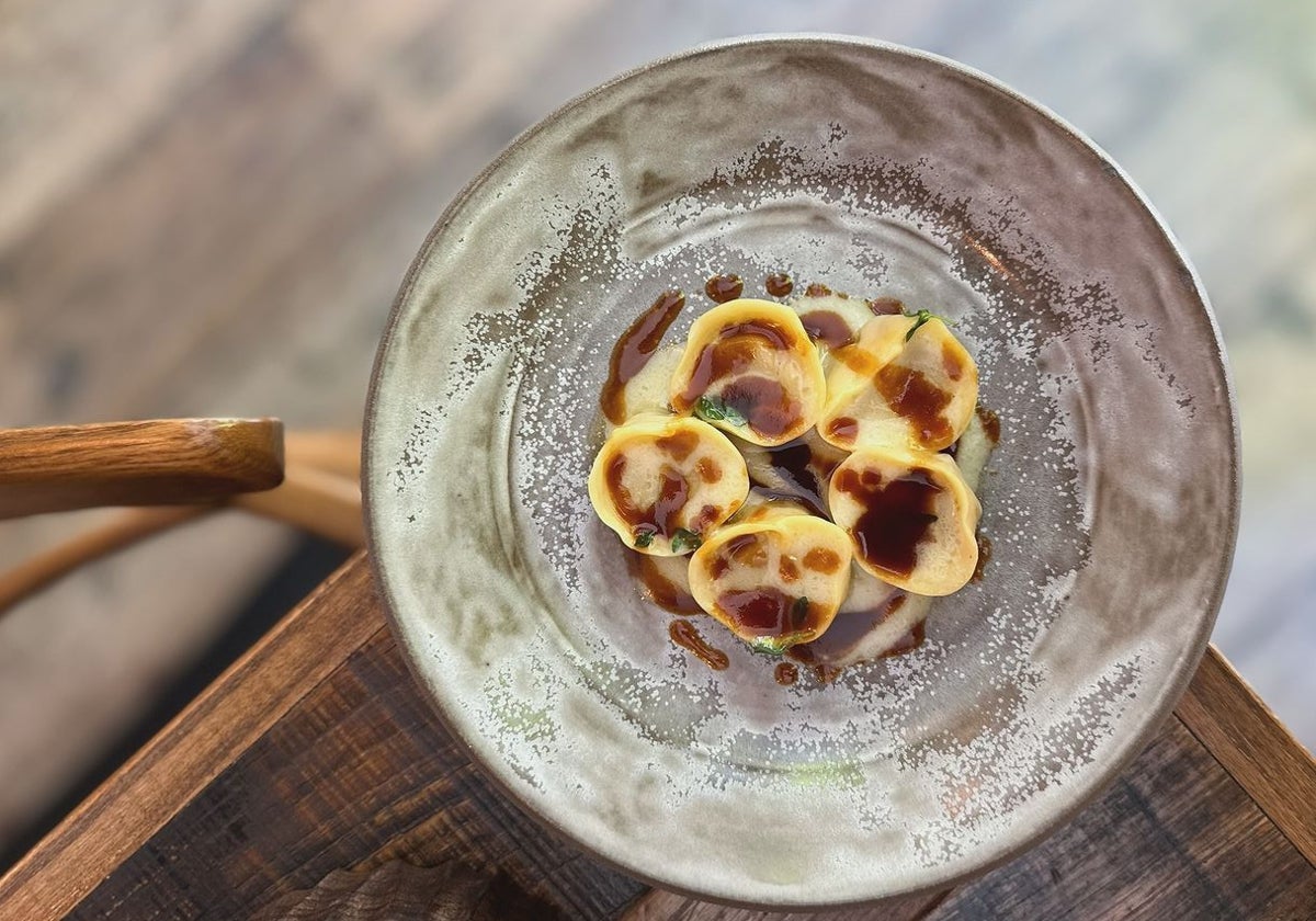 Cappelletti de pato con mantequilla y tomillo de Da Filippo, en San Sebastián