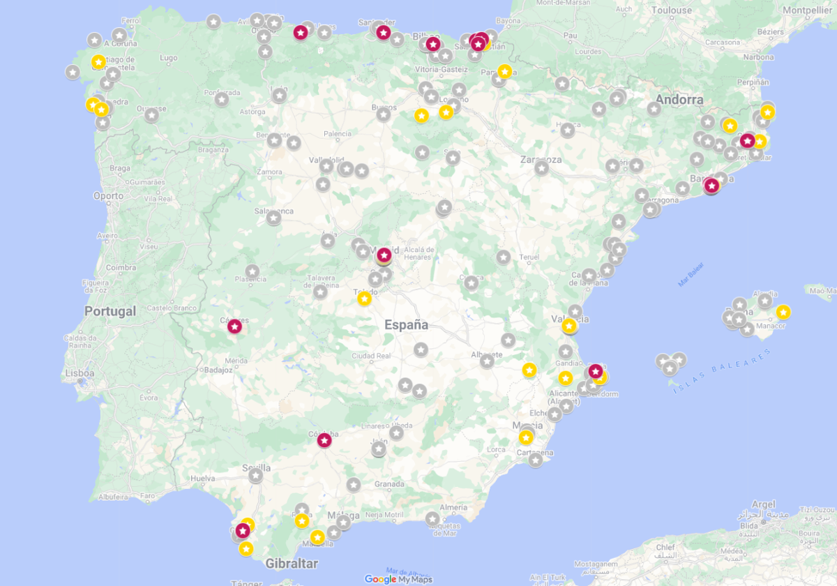 Restaurantes estrellas Michelin 2025