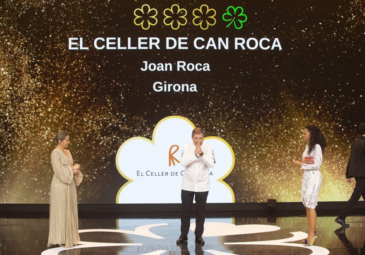 El chef del Celler de Can Roca, Joan Roca, uno de los que año tras año es galardonado