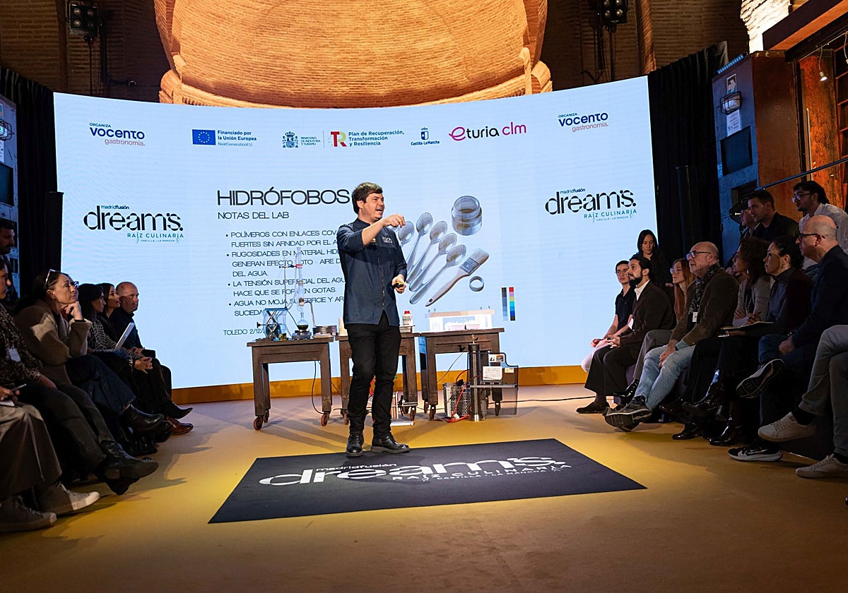 David Chamorro, de Food Idea Lab, en su ponencia en Dreams