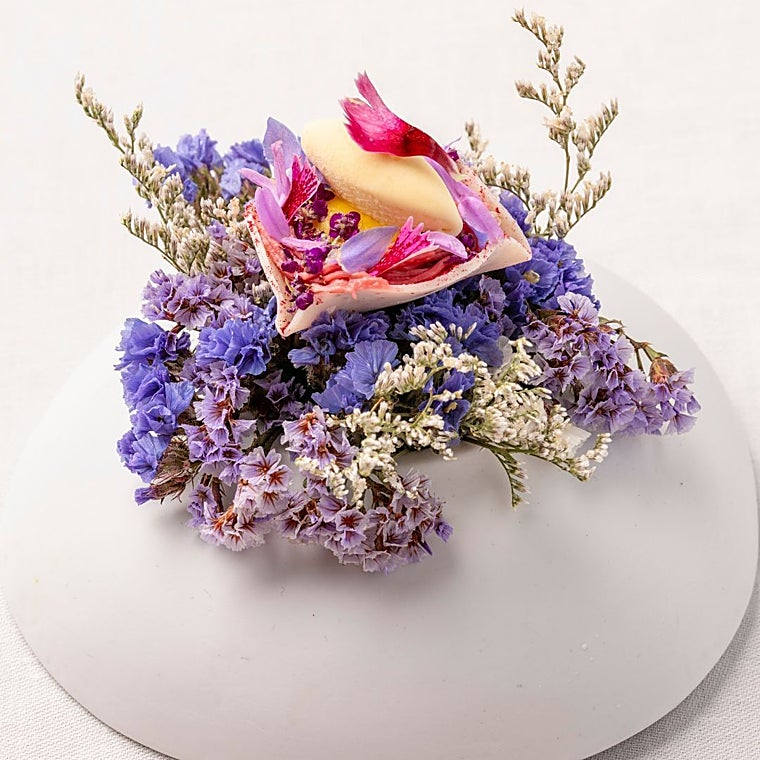 Uno de los platos de la nueva etapa de Donaire, con el chef Jesús Camacho al frente de su cocina