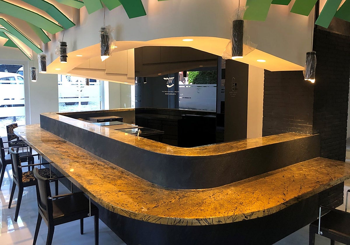 Barra del restaurante Víctor Sánchez Beato de Toledo