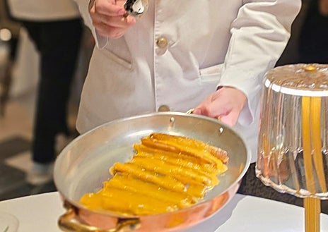 Imagen secundaria 1 - Ramón Freixa en su nuevo restaurante, ubicado en Barrio de Salamanca