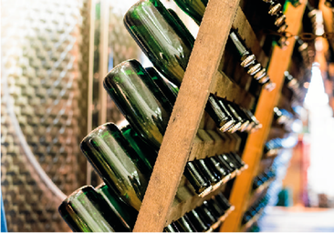Botellas de Andersen Winery en rima